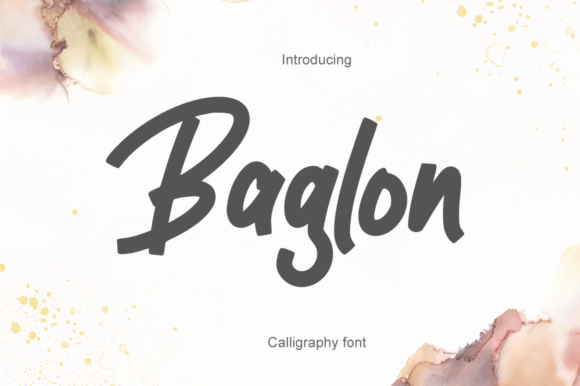 Baglon: Stylish Handwritten Font for Modern Creators