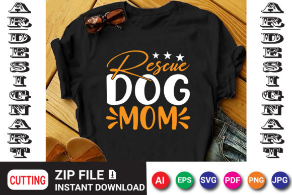 Celebrate the Pack Leader: The Rescue Dog Mom Design