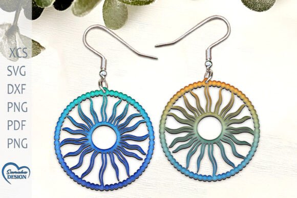 Celestial Sun Modern Earrings Laser Cut: A Design Guide