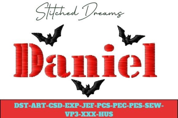 Daniel Embroidery Design: A Spooky-Cute Halloween Masterpiece