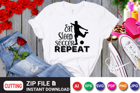 Eat Sleep Soccer Repeat: More Than Just a Font
