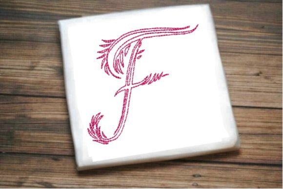 F One Line Beautiful Letter: Crafting Elegance in a Single Stitch