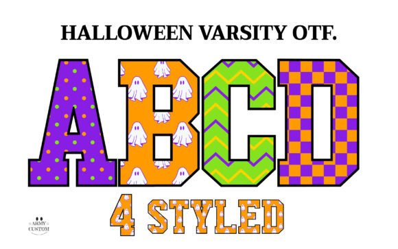 Halloweenvarsity Checkered: A Font That Dares to Be Different