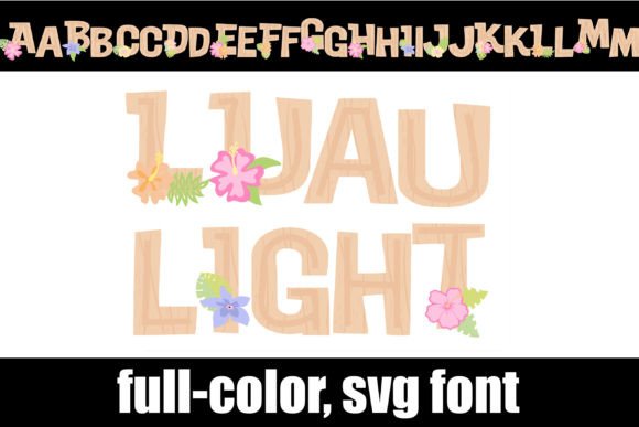 Luau Light: A Tropical Display Font for Vibrant Projects