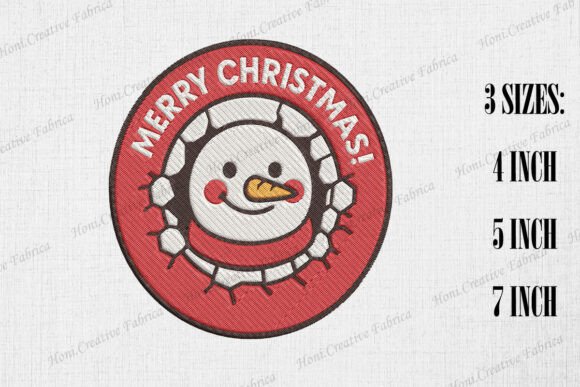 Merry Christmas Cute Snowman: A Whimsical Holiday Design