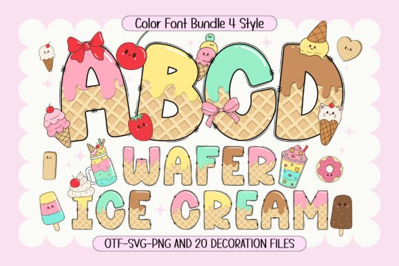 Wafer Ice Cream: The Playful Font for Sweet Design Projects